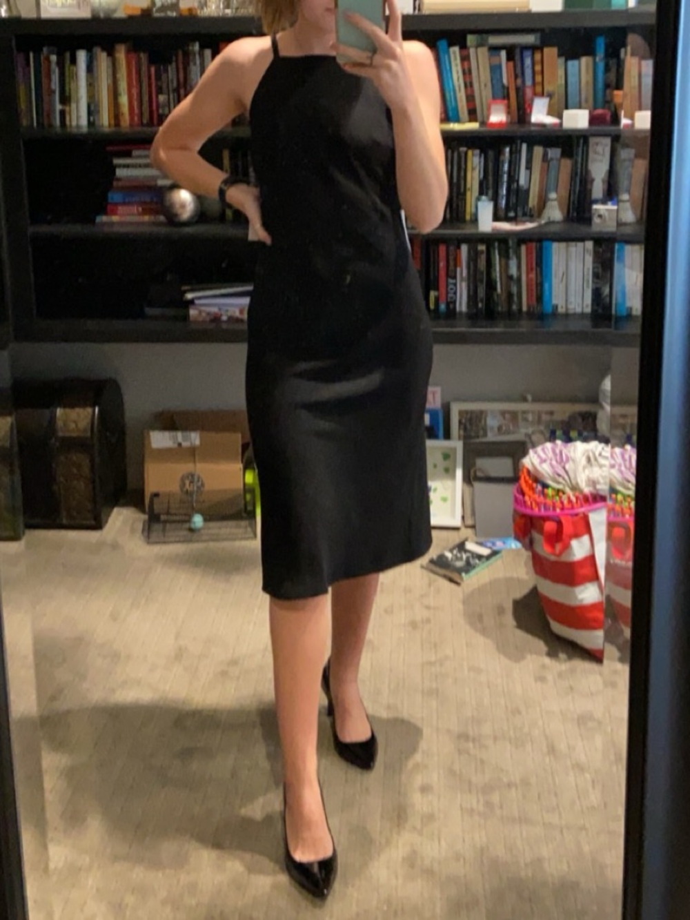 Amanda Uprichard Classic Black Dress